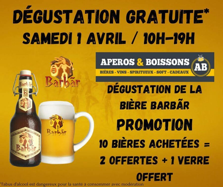 Dégustation gratuite une fois par mois