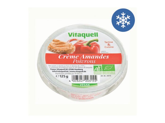 Crème Amandes Poivrons 125g - Abc Bio