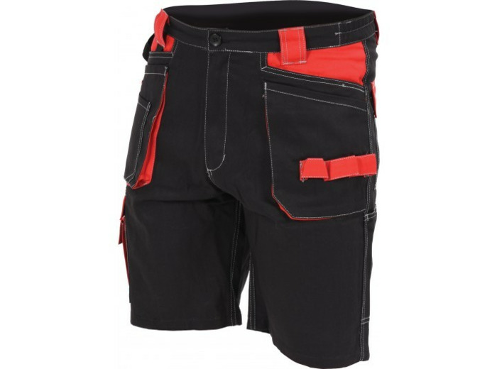 Short de travail noir et rouge