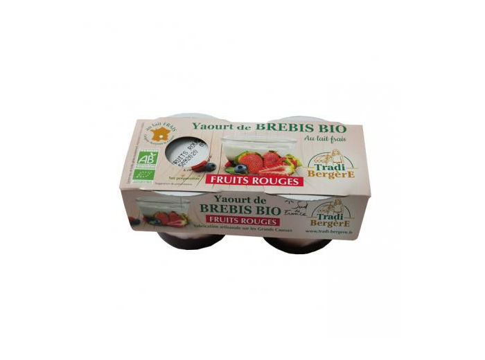 Yaourt brebis fruits rouges 2x100g - Abc Bio