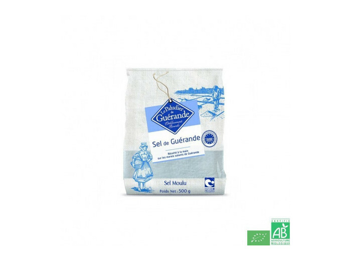 Sel moulu de Guérande 500g - ABC Bio