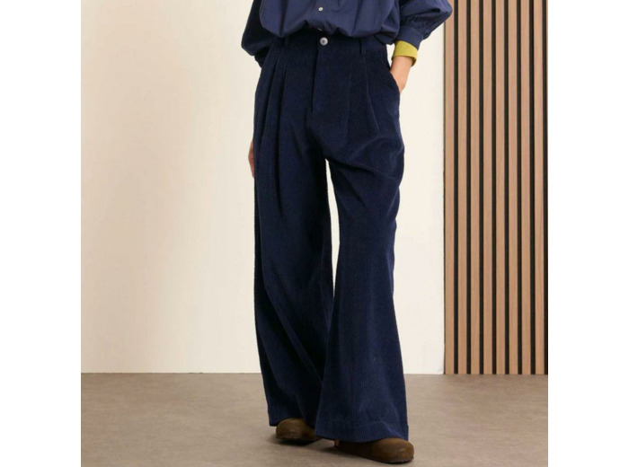 PANTALON VOLTAIRE MARINE - GARANCE