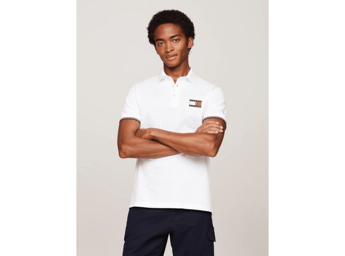 Polo Tommy Hilfiger blanc