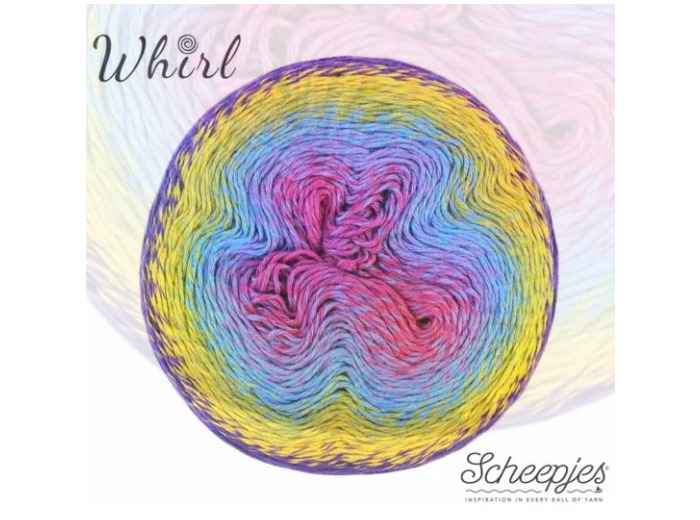 765 - Scheepjes WHIRL 1x1000m - Lemon cassis Cream
