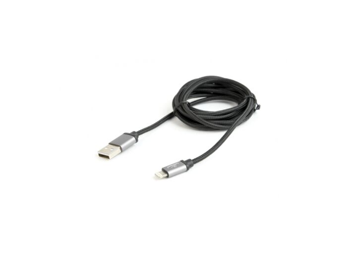 Cordon USB 2.0 male vers LIGHTNING 8 pin 1.8m