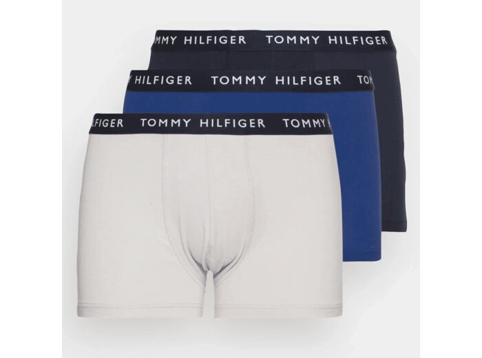 Lot de 3 boxers Tommy Hilfiger bleus en coton stretch