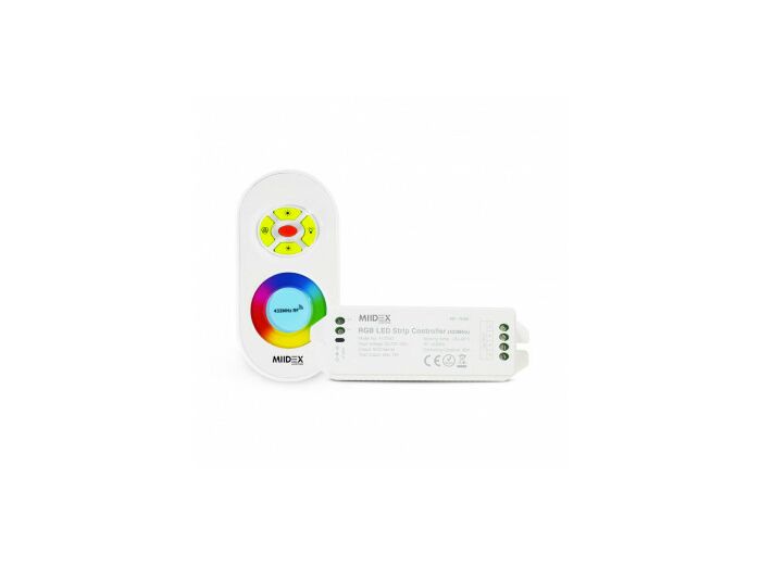 CONTROLEUR LED RGB 12V/24V AVEC TÉLÉCOMMANDE 20M RF