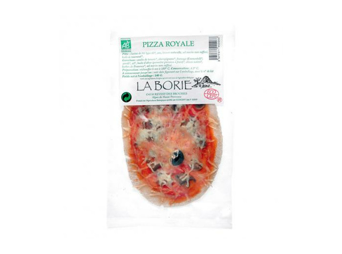 Pizza royale individuelle 140g - Abc Bio