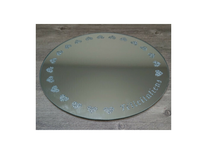 Miroir avec motifs cœurs - Zen Deco