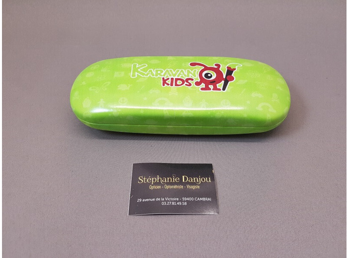 Etui à Lunettes Enfant De la Marque Karavan Kids Coloris Vert