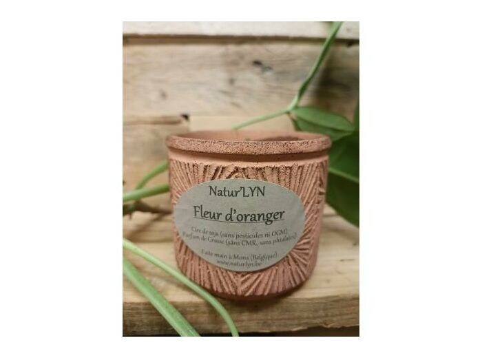 Bougies FLEUR D'ORANGER parfum de Grasse / cire de soja - NATUR'LYN - Sur le trottoir d'en face