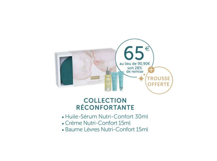 Coffret collection réconfortante Cold Cream Thalgo-Algue Marine.