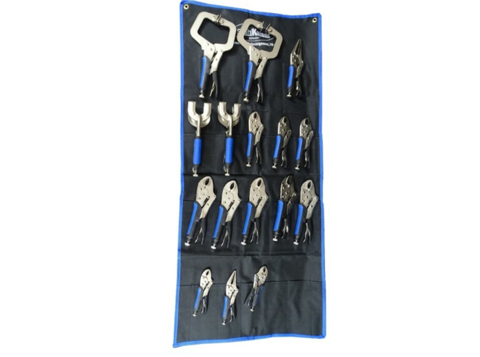 18630 - Jeu de 16 pinces étaux carrossier