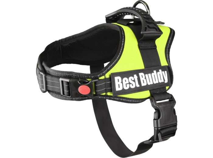 Harnais Best Buddy Pluto Neon Vert M 60-80CM*38MM