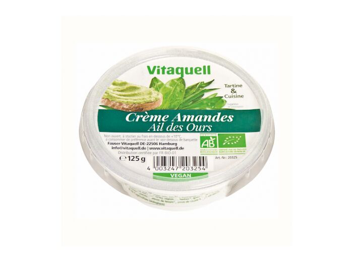 Crème Amandes Ail des Ours 125g - Abc Bio