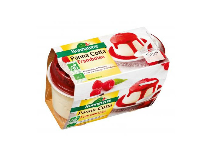 Panna Cotta Framboise 2x125g - Abc Bio