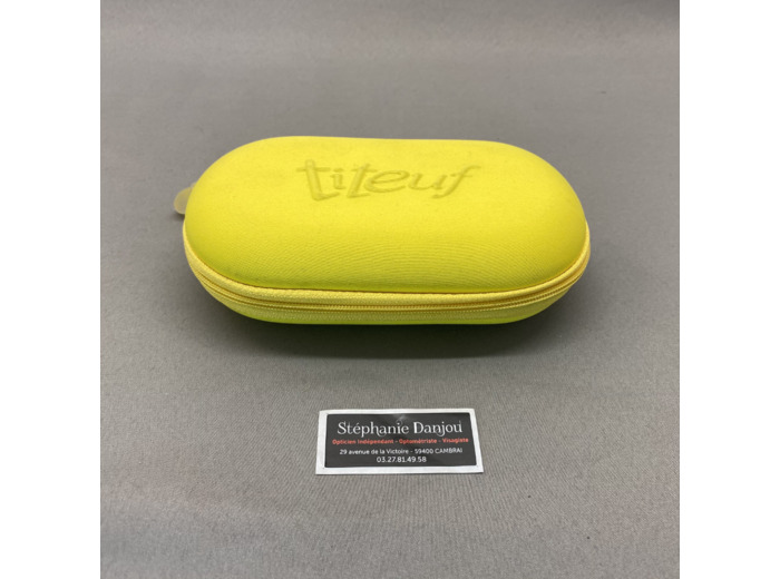 Etui à Lunettes Enfant De la Marque Titeuf Coloris Jaune