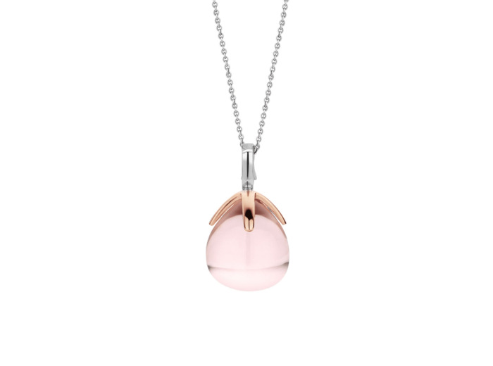 Collier Ti Sento goutte Rose