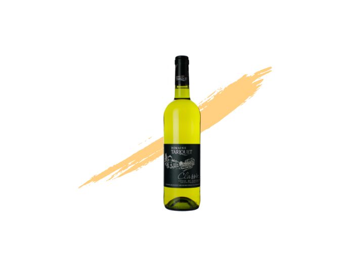 Vin blanc, le Tariquet classic, côtes de Gascogne 2022