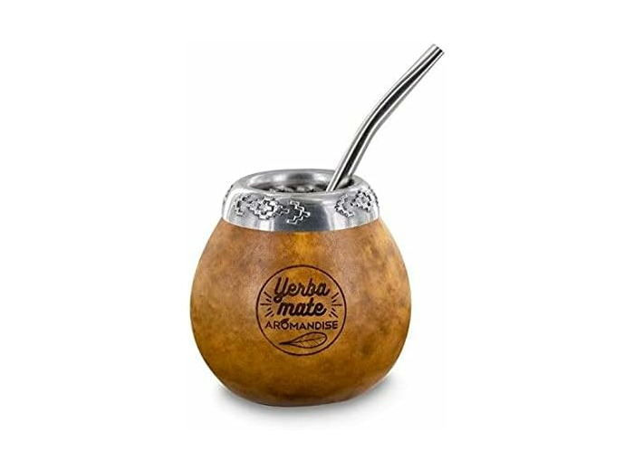 Aromandise Calebasse et bombilla pour maté