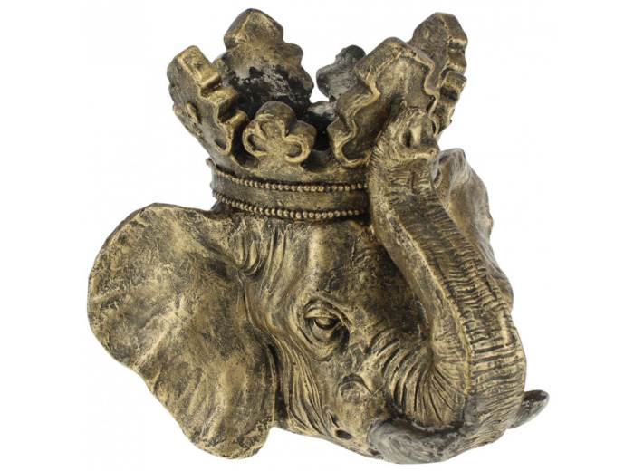 Pot de fleurs éléphant Jumbo or