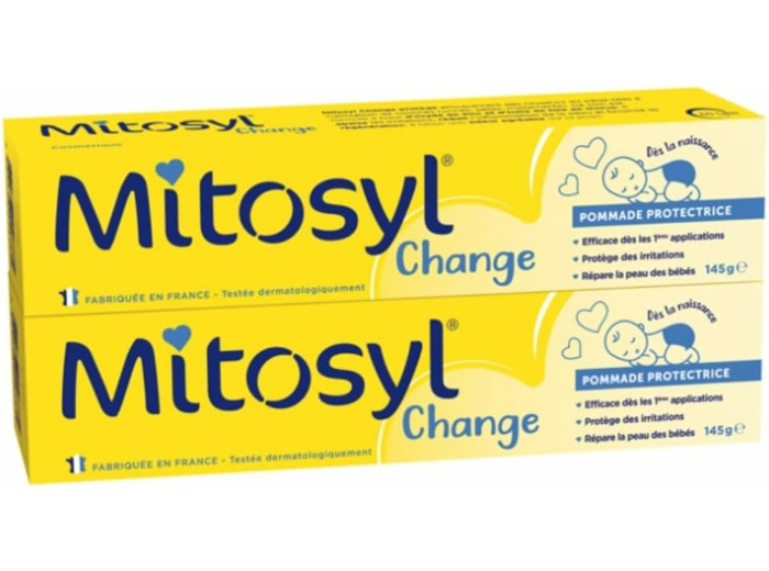 Mitosyl Change Cosmétique Pommade Protectrice pour Bébé, 145 g - Lot de 2