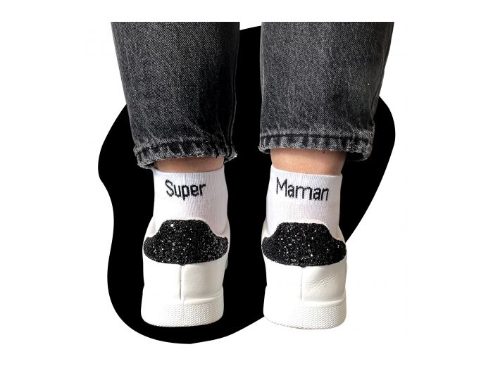 Chaussettes Dépareillées Klak - Super Maman - Jolie-Môme Guise