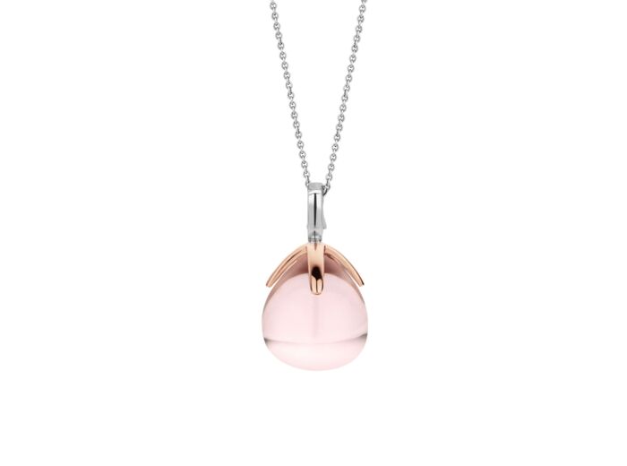 Collier Ti Sento goutte Rose