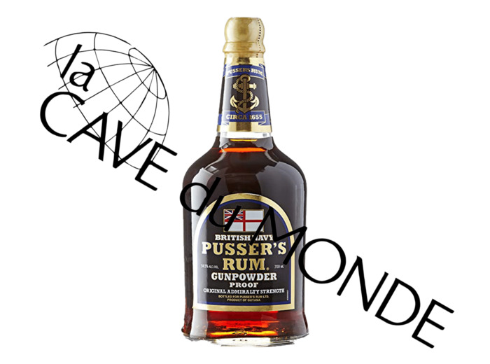 Rhum Guyane Pusser's Gunpowder 54,5° 70cl