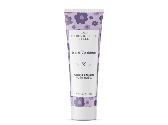 Granité exfoliant senteur « Muffin myrtille » - Mademoiselle Bulle