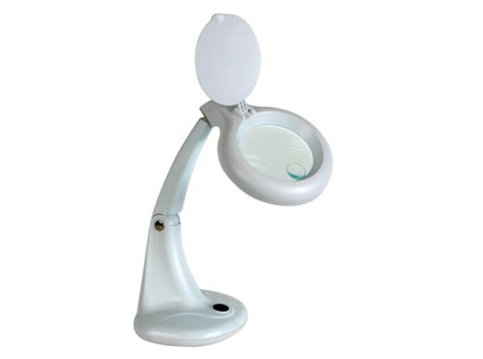 Lampe-loupe, lampe économique ronde de 12 W, dioptrie 3 + 12, idéale pour travail de précision, blanche