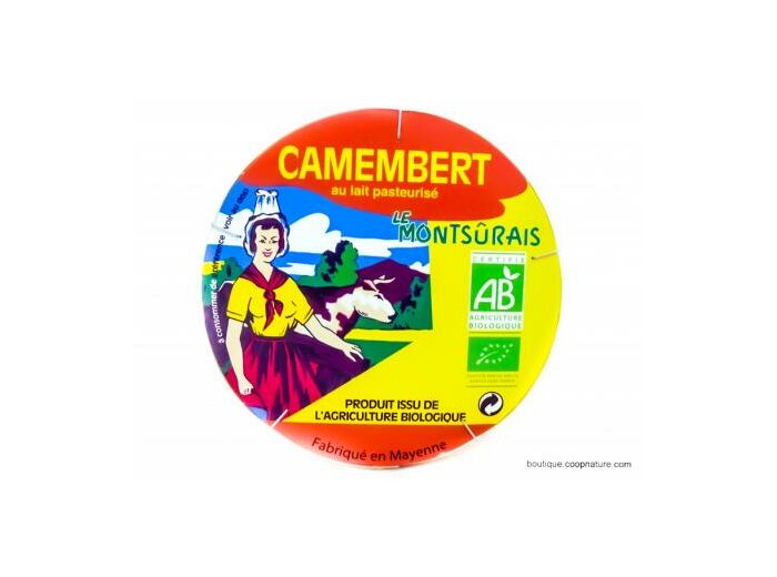 Camembert bio au lait pasteurisé - Le Montsûrais 250g - Abc bio