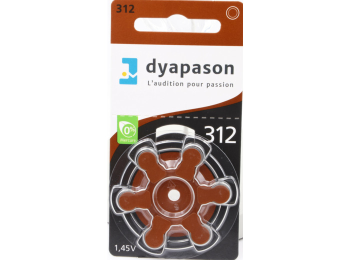 PILES DYAPASON 312 X6