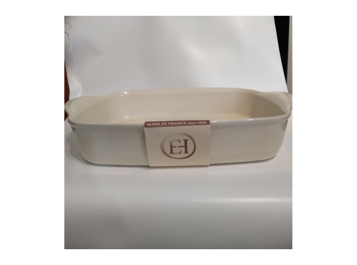 Plat rectangulaire blanc