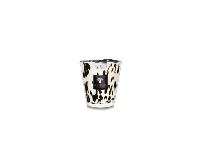 BOUGIE BLACK PEARLS 10 cm - BAOBAB COLLECTION - Gingembre-Pamplemousse-Rose