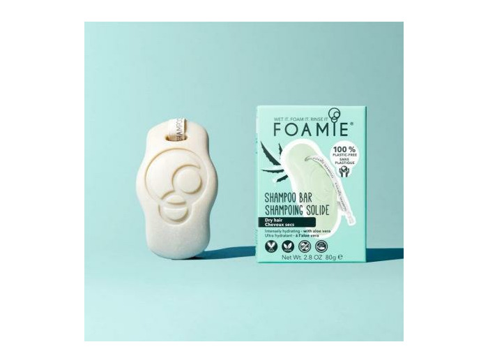 Shampoing solide Aloe You Vera Much - FOAMIE - Camille Albane