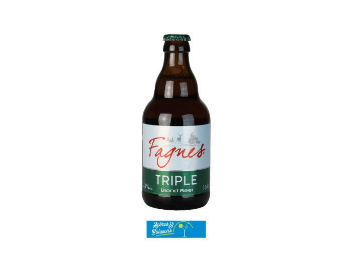 Bière Belge Fagnes Triple 9° / 33cl - Apéros & Boissons