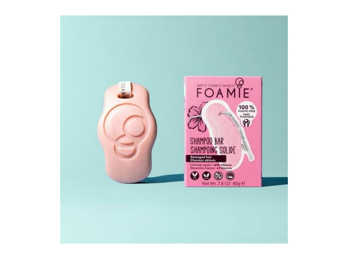 Shampoing solide Hibiskiss - FOAMIE - Camille Albane