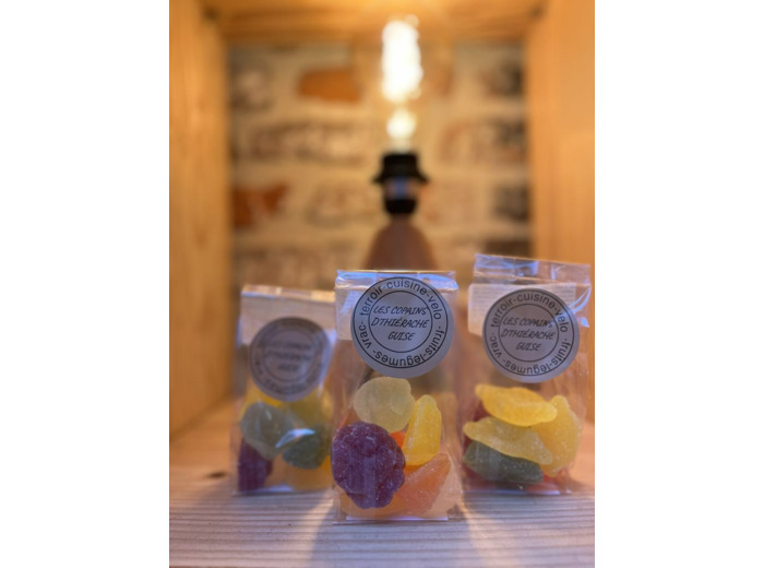 Pâte de fruits sucrées