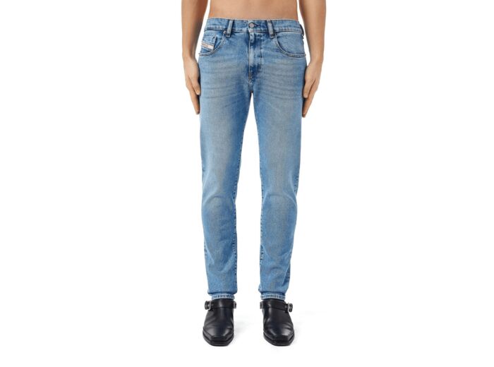 Jean slim D-Strukt Diesel bleu clair stretch