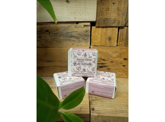 Savon artisanal - Fleur de Safran - ALISS NATURE - Sur le trottoir d'en face