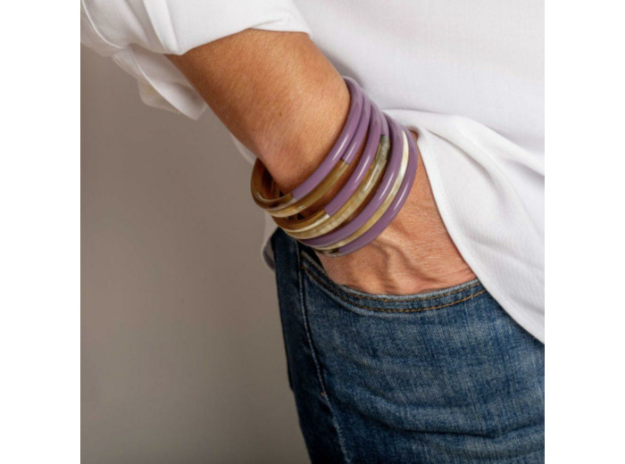 JONC EN CORNE  LILAS