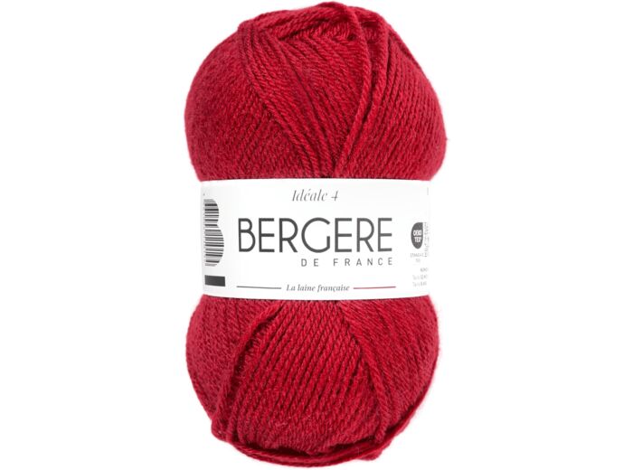 Bergère de France Grenat - IDÉALE 4 - pelote de laine à tricoter et au crochet
