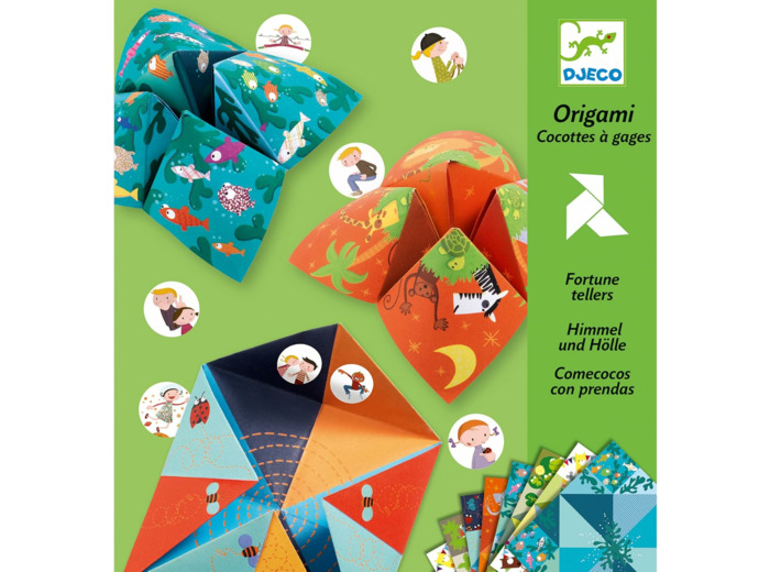 Djeco - Cocottes à gages - Animaux -  Initiation à l’Origami