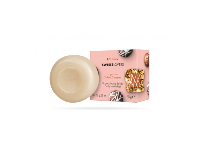 Bain douche solide Salted Caramel Pupa-Algue Marine.