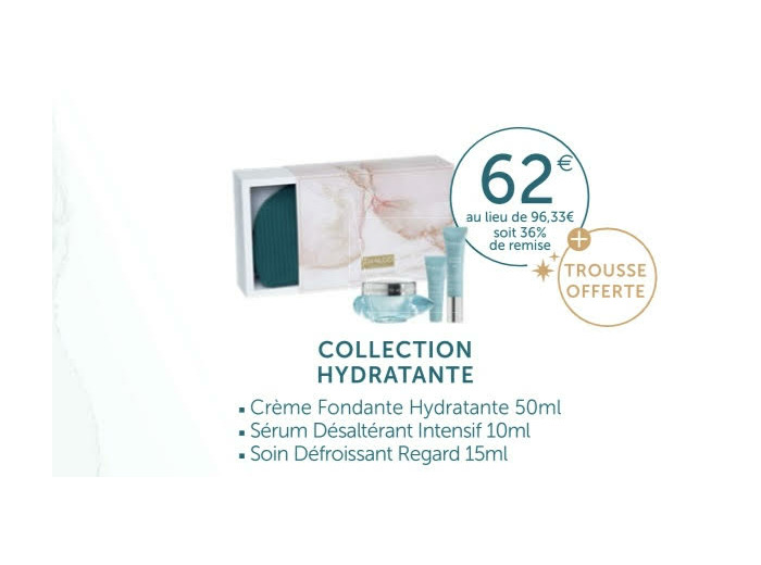 Coffret collection hydratante Source Marine Thalgo-Algue Marine.