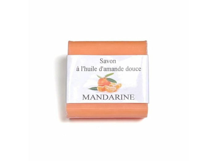 Savon senteur Mandarine - La savonnerie de Gourdon