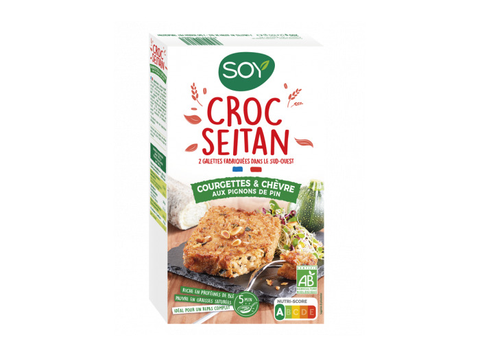 Croc Seitan Courgettes & Chèvre 2x100g - Abc Bio