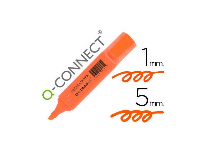 Surligneur pointe biseautée 2/5 mm Q CONNECT