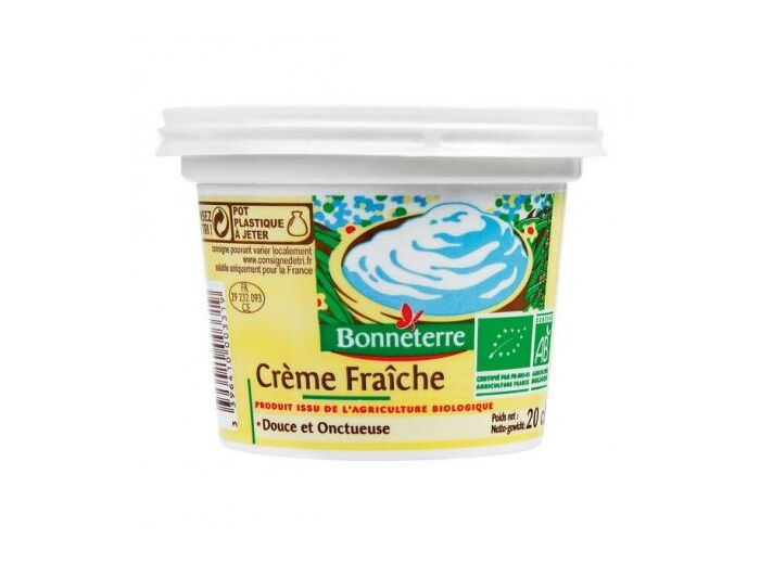 Crème fraîche 20cl - Abc Bio